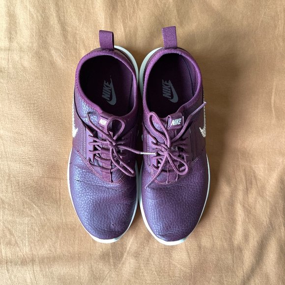 Nike Running Shoes - Custom Rhinestone - Maroon - Picture 5 of 9